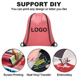 GRNERIC 8-Pack Drawstring Backpacks – Bulk Multicolor Cinch Bags for Gym, Travel, Yoga & Outdoor Sports