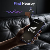 Apple Find My Bluetooth Tracker Tags 4-Pack, 105dB Key Finder with Waterproof Design and Replaceable Battery