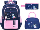 Astronaut School Backpack Set with Lunch Bag and Pencil Case