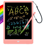 ORSEN 10” Color LCD Writing Tablet for Kids – Reusable Doodle Drawing Board with Eye-Safe Screen (Pink)
