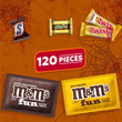 M&M’s, SNICKERS, TWIX & MILKY WAY Halloween Variety Bag – 120PCS Bulk Assortment of Fun Size Chocolate Treats 🍬🎃