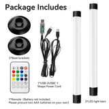 LotusLamp RGBW TV LED Light Bars with Audio Sync, 64+ Dynamic Modes & App Control – White + Black