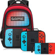 Gamer School Backpack Set with Lunch Bag and Pencil Case