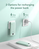 Slim 10000mAh Portable Charger with Built-In Cables & Wall Plug – Fast Multi-Device Power Bank