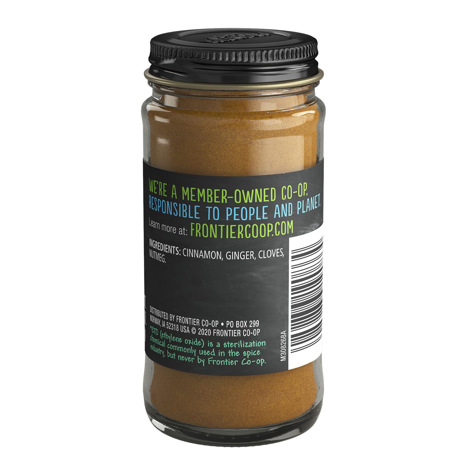 Frontier Co-op Pumpkin Pie Spice – 1.72oz Jar – Non-GMO, Kosher Certified Seasonal Baking Spice