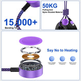 2-in-2 Multi Charging Cable for Samsung Galaxy Watch & Phones – USB-A/USB-C to Watch Magnetic + USB-C Phone Charger (6ft, Purple)