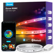 Smart RGBIC LED Strip Lights with App Control, 11 Music Modes & 64+ Scenes – White (Indoor Use)
