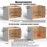 Mulush Slim Pull-Out Wooden Cabinet Drawer with Soft-Close Slides – Compact Heavy-Duty Organizer