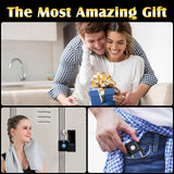 Bluetooth Fingerprint Smart Padlock with App Control, USB Rechargeable Biometric Locker Lock for Gym, Luggage & Storage