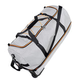 Vrtisa Expandable Rolling Duffle Bag 110L–140L, Foldable Soft-Sided Travel Luggage with Wheels & Shoulder Strap (Grey)