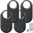 Apple Find My MFi-Certified Bluetooth Tracker Tag 4 Pack, Waterproof Smart Item Locator with 100dB Alert and Global Tracking