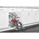 2-Tier Pull-Out Cookware Base Cabinet Organizer – Chrome Adjustable Shelf System