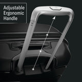 Samsonite Freeform Hardside Carry-On Luggage 21”, Lightweight Spinner Suitcase with Scratch-Resistant Shell (Black)