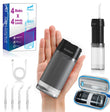 Portable Water Flosser for Teeth – Cordless Dental Oral Irrigator with 4 Modes, 16 Pressure Levels, Travel Case & IPX7 Waterproof Design