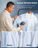 Professional Blue & White Handheld Garment Steamer 1200W Fast Heat Leak-Proof Portable Fabric Wrinkle Remover