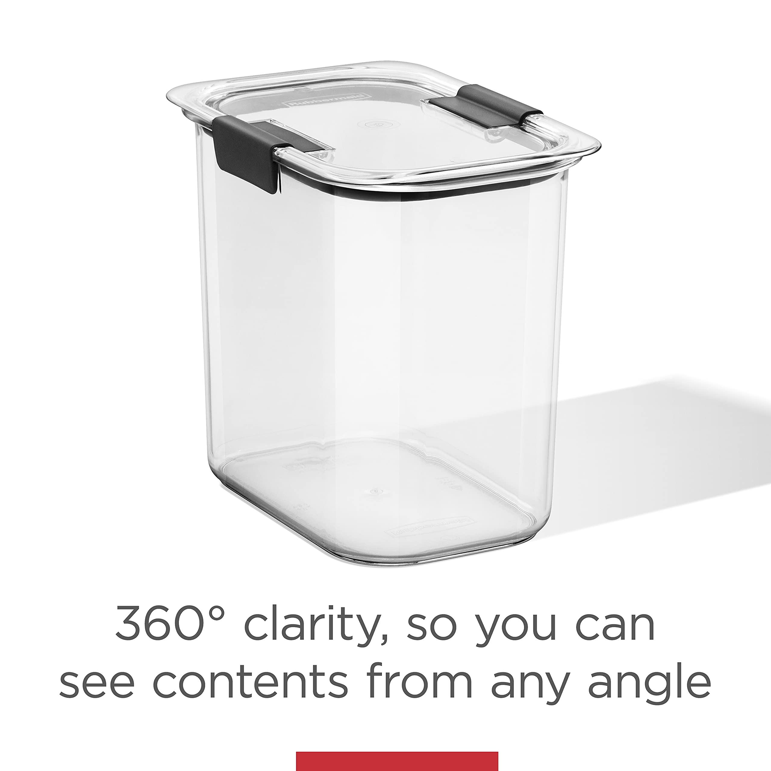 Airtight Pantry Food Storage Container – 7.8-Cup BPA-Free Modular Canister (Gray)