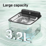 Smart Wireless Cat Water Fountain 108oz – 4 Modes, Motion Sensor & 4000mAh Rechargeable Battery