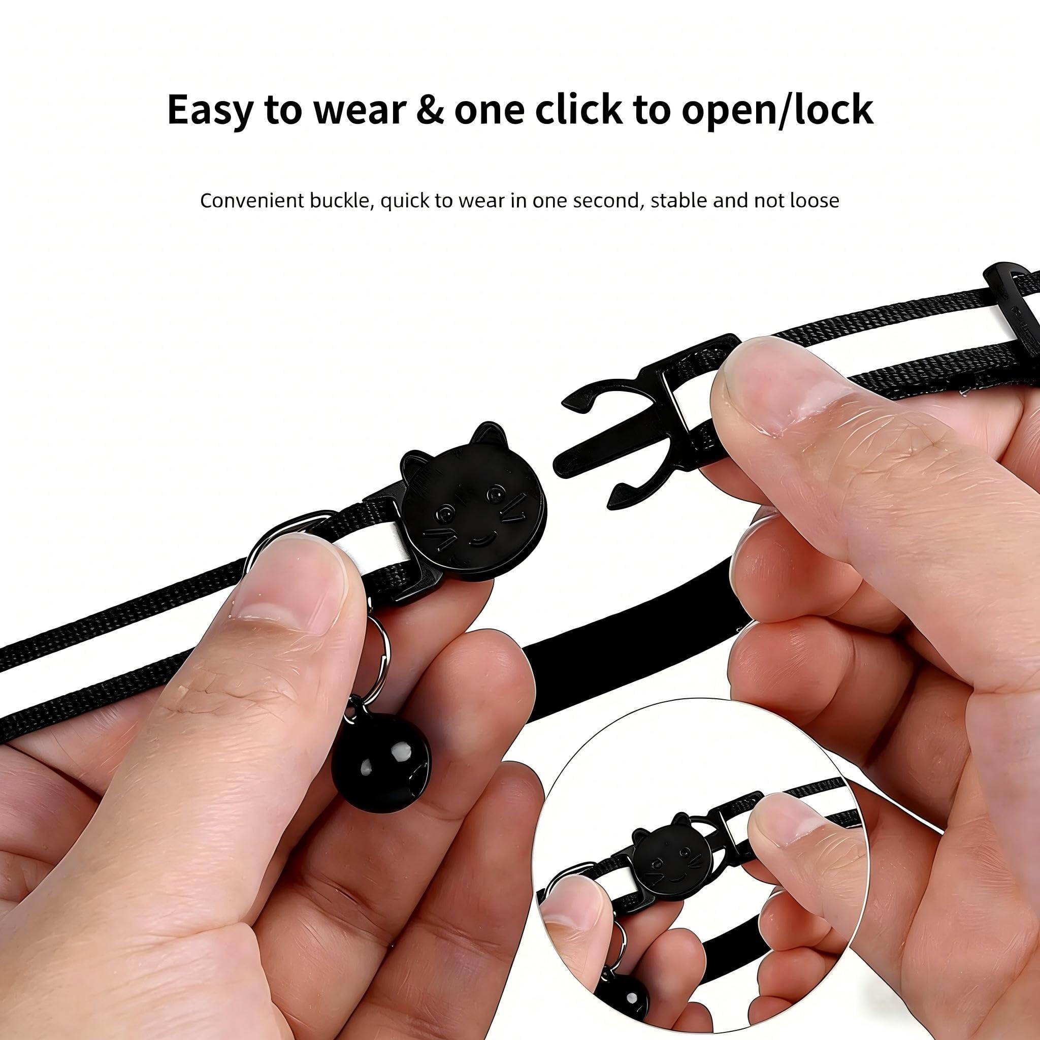 Android GPS Cat Collar Tracker Waterproof Smart Pet Locator Compatible with Google Find My No Monthly Fee
