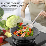 15-Piece Food-Grade Silicone Kitchen Utensil Set with Holder – Heat Resistant, Non-Stick Safe (Khaki)