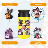 100PCS Non Repeating Halloween Children's Cartoon Pumpkin Themed Stickers Party Favors Vinyl Waterproof Holiday Party, Halloween Children's Cartoon Party Stickers Decoration