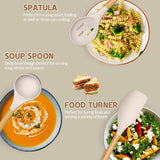 33-Piece Silicone Cooking Utensil Set with Wooden Handles – Heat Resistant, BPA-Free & Non-Stick Safe