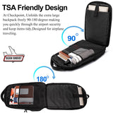 Extra Large 50L Travel Laptop Backpack for Men & Women, TSA Friendly, USB Charging, Anti-Theft Design