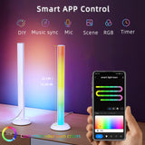 Smart RGB IC Light Bars with Alexa – 16M Colors TV Backlight & Gaming Setup Lights