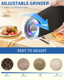 Automatic Electric Salt & Pepper Grinder Set with LED Light – Adjustable Coarseness