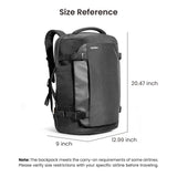 Tomtoc 40L Carry-On Travel Backpack TSA Friendly, Flight Approved Business Rucksack for 17.3 Inch Laptop