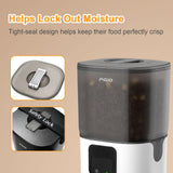 Smart Automatic Pet Feeder with WiFi App Control, 6L Food Storage, Alexa Support, Portion Scheduling, and Voice Meal Call for Cats and Dogs