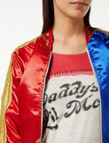 Harley Quinn Deluxe Costume for Women – Official Suicide Squad Outfit with Jacket, Shorts & Belt