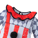 Baby Red Clown Costume – Adorable Jumpsuit & Hat Set for Halloween, Cosplay & Dress-Up Parties