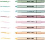 8-Pack Pastel No-Bleed Gel Highlighters