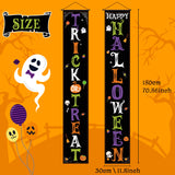 Halloween Outdoor Banners – 2-Pack Large Door Hanging Signs for Porch & Party Decorations (11.8" x 70.8")