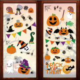 Purple Halloween Window Clings – 232PCS Gel Stickers with Ghosts, Pumpkins & Skulls