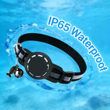 Android Compatible GPS Cat Tracker Collar Waterproof Smart Pet Locator with Find My Device No Subscription
