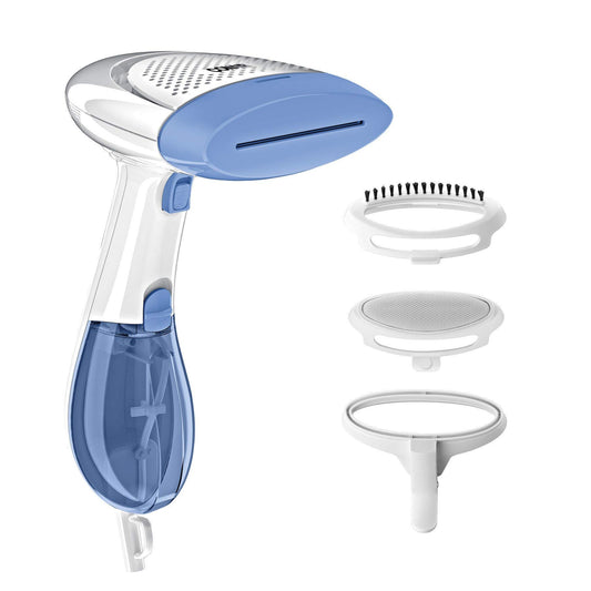 Conair ExtremeSteam White & Blue Dual Heat Handheld Garment Steamer 1200W Professional Fabric Steam System