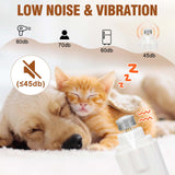 2-in-1 Dog Nail Clipper & Grinder with LED Light – Quiet Type-C Rechargeable Pet Nail Trimmer (Pink)