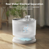 Cheerble Elfin E1+ Pumpless Stainless Steel Cat Water Fountain – MagDrive Technology & Dual Mode (White)