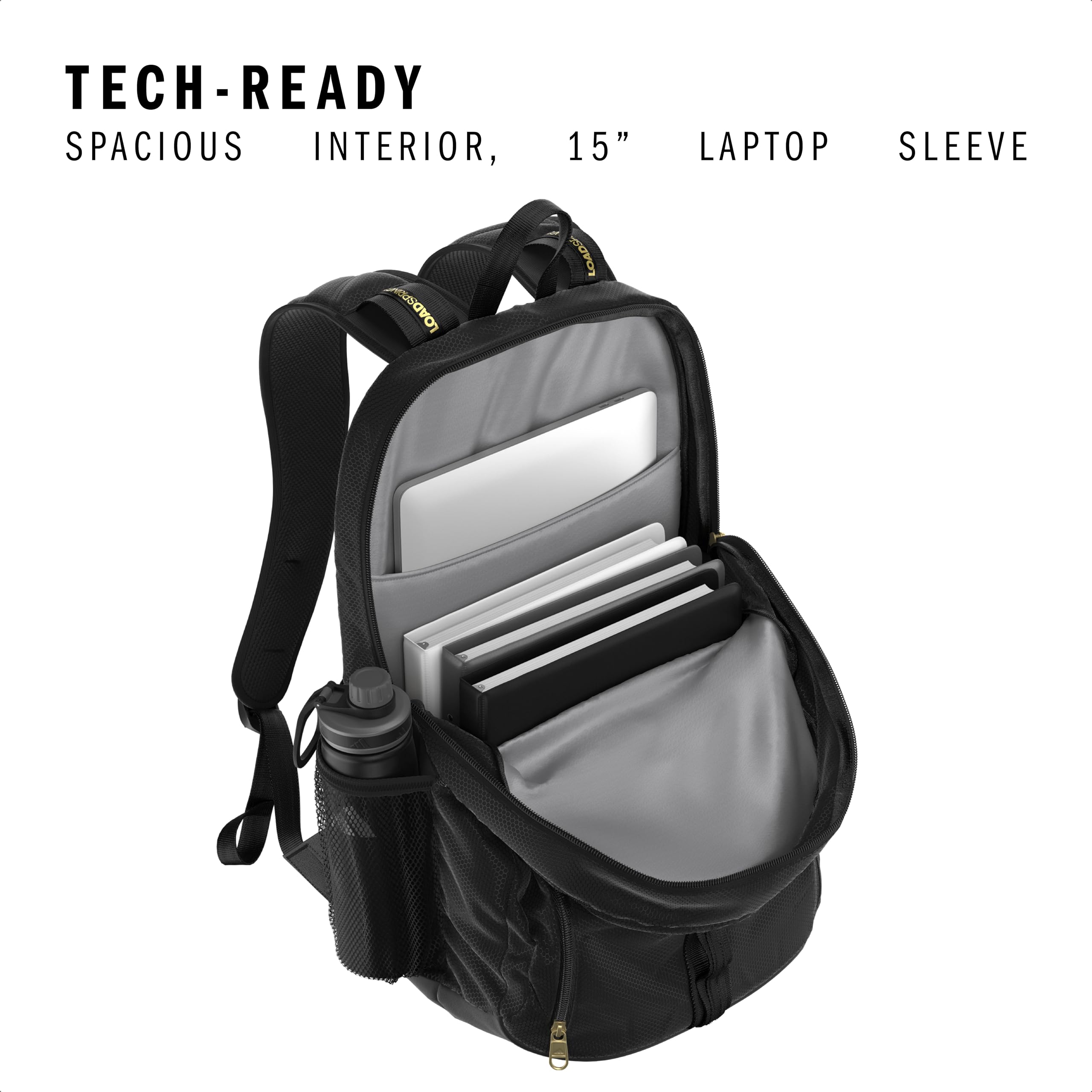 PrimeTime Large Backpack with Laptop Sleeve – Extra Spacious Daily & School Bag for Women & Men