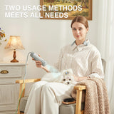 Hands-Free Pet Hair Dryer with 1400W Brushless Motor, Ultra Quiet Operation, Adjustable Heat and Speed, and Portable Grooming Design