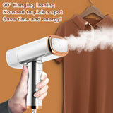 Foldable Travel Garment Steamer 3-Second Heat-Up Compact Portable Clothes Wrinkle Remover with Auto Safety Shut-Off