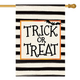 Double-Sided Halloween Garden Flag – Black Durable Polyester Welcome Banner for Yard, Lawn & Porch Decor