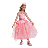 Official Glinda Deluxe Costume for Girls – Wicked Movie Pink Satin Dress ✨💖