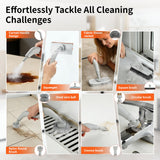 Portable Handheld Steam Cleaner 1500W High Pressure Multi-Surface Cleaning System with 9 Accessories