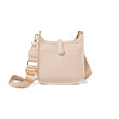Kedzie Bella Vegan Leather Crossbody Bag for Women – Minimalist Adjustable Strap Everyday Purse (Cream)