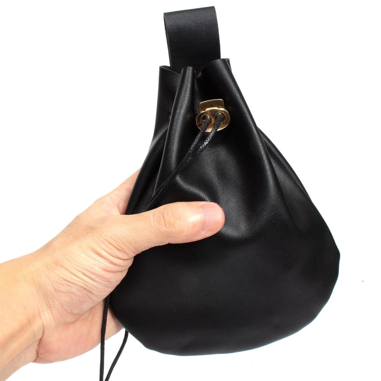 Renaissance Belt Pouch & Magic Potion Bottle Set – Medieval Leather Belt with Coin Purse & Keyring ⚔️✨