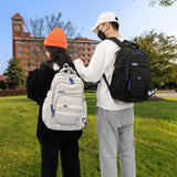 YJMKoi Kids School Backpack for Girls & Boys – Lightweight Nylon Aesthetic Bookbag (Purple)