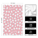 2PCS Pink Halloween Dish Towels – Soft, Absorbent & Durable Tea Towels for Kitchen Decor (18x26 Inches)