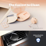Apricot Pink Cordless Pet Water Fountain 3L – Pump-Free Vacuum System with Sensor & Timer Modes